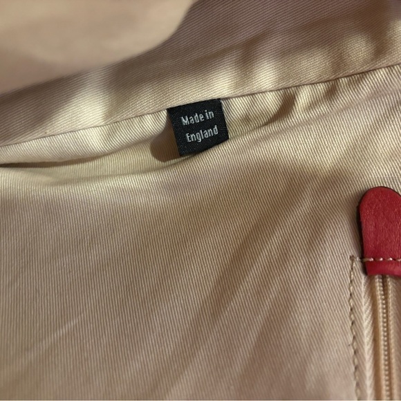 Mulberry Red Pebbled Leather Crossbody – Tree Logo, British Designer - Picture 7 of 14